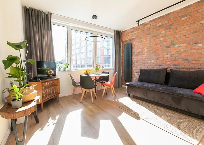 公寓 Apartament Centrum 格但斯克